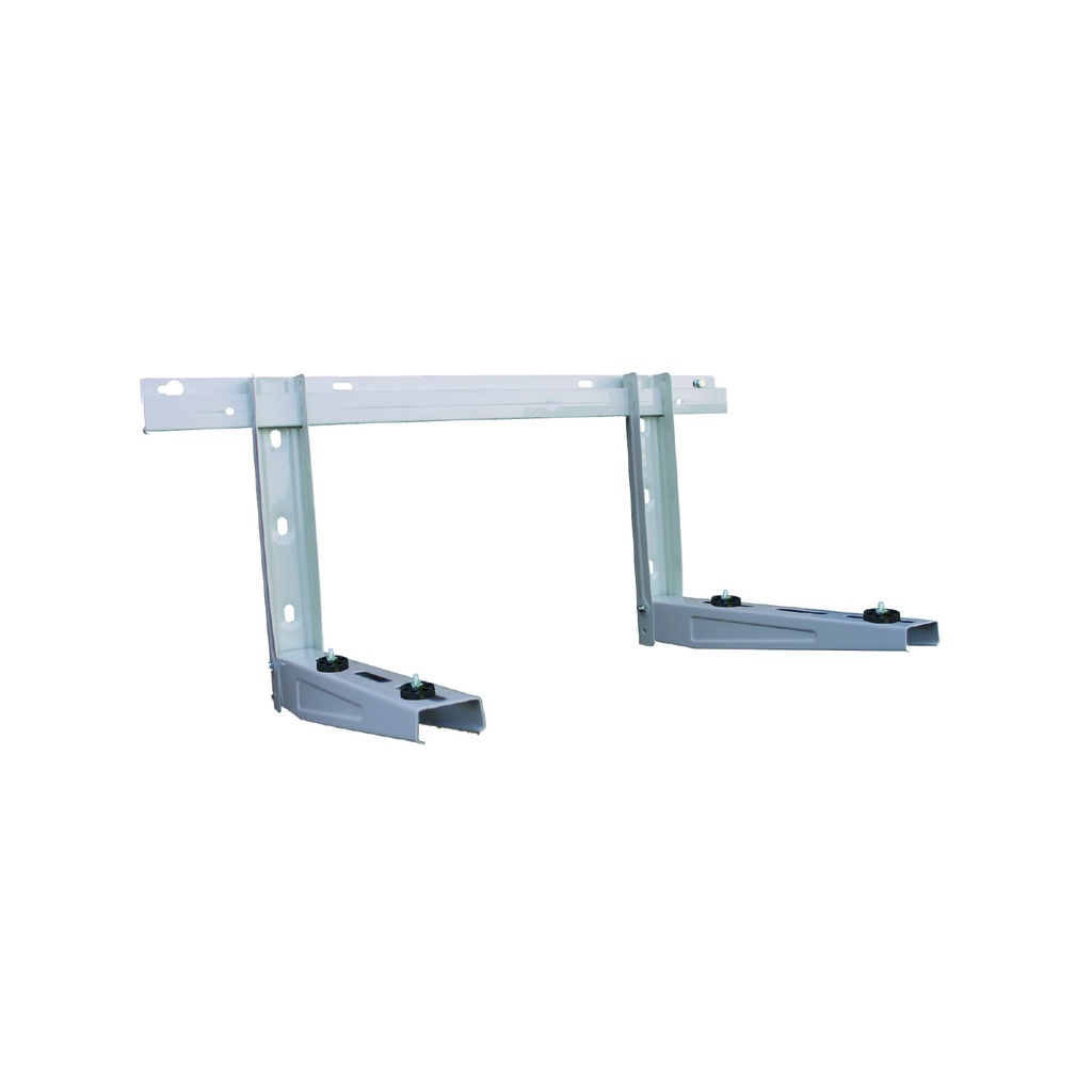 Konsole schwarz mit Stange Länge 800 mm x Höhe 400 mm x Tiefe 450 mm Modell Newbracket mit Wasserwaage (französische Ausführung)