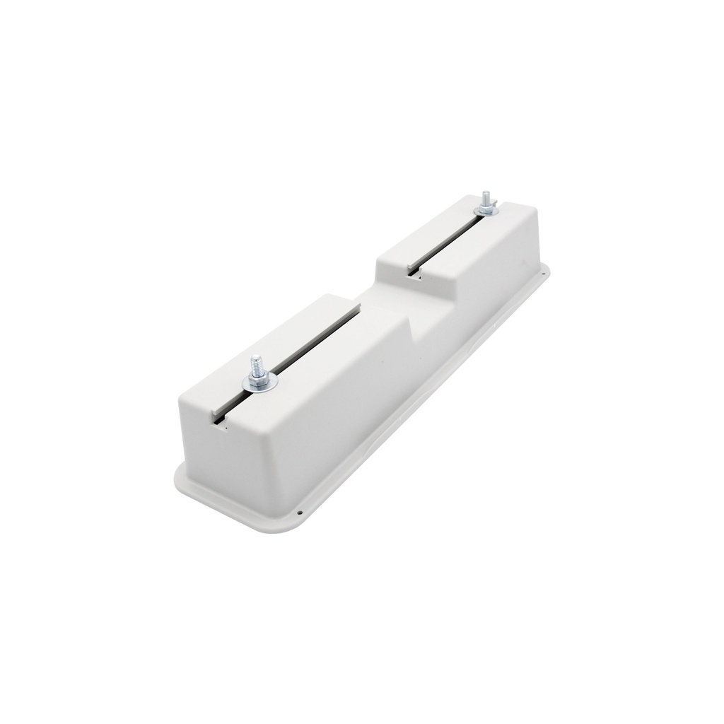Paar Halterungen Boden Länge 420 mm vorgeformt warm