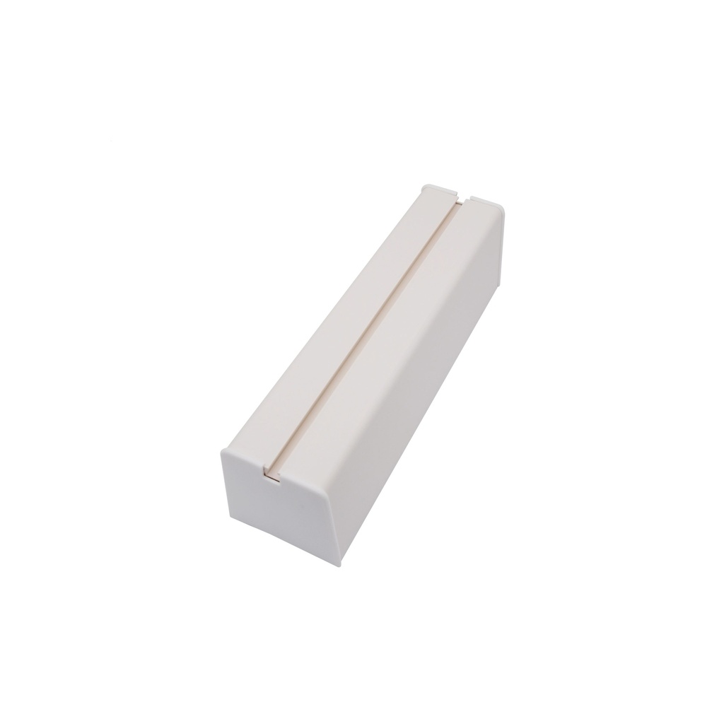 Paar Halterungen Länge 350 mm Boden aus PVC koextrudiert, inkl. Stopfen und Schrauben Kunststoff