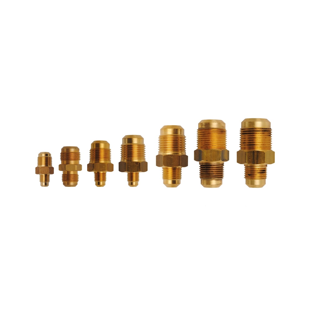 Verschraubung gerade aus Messing 5/8"-3/4"