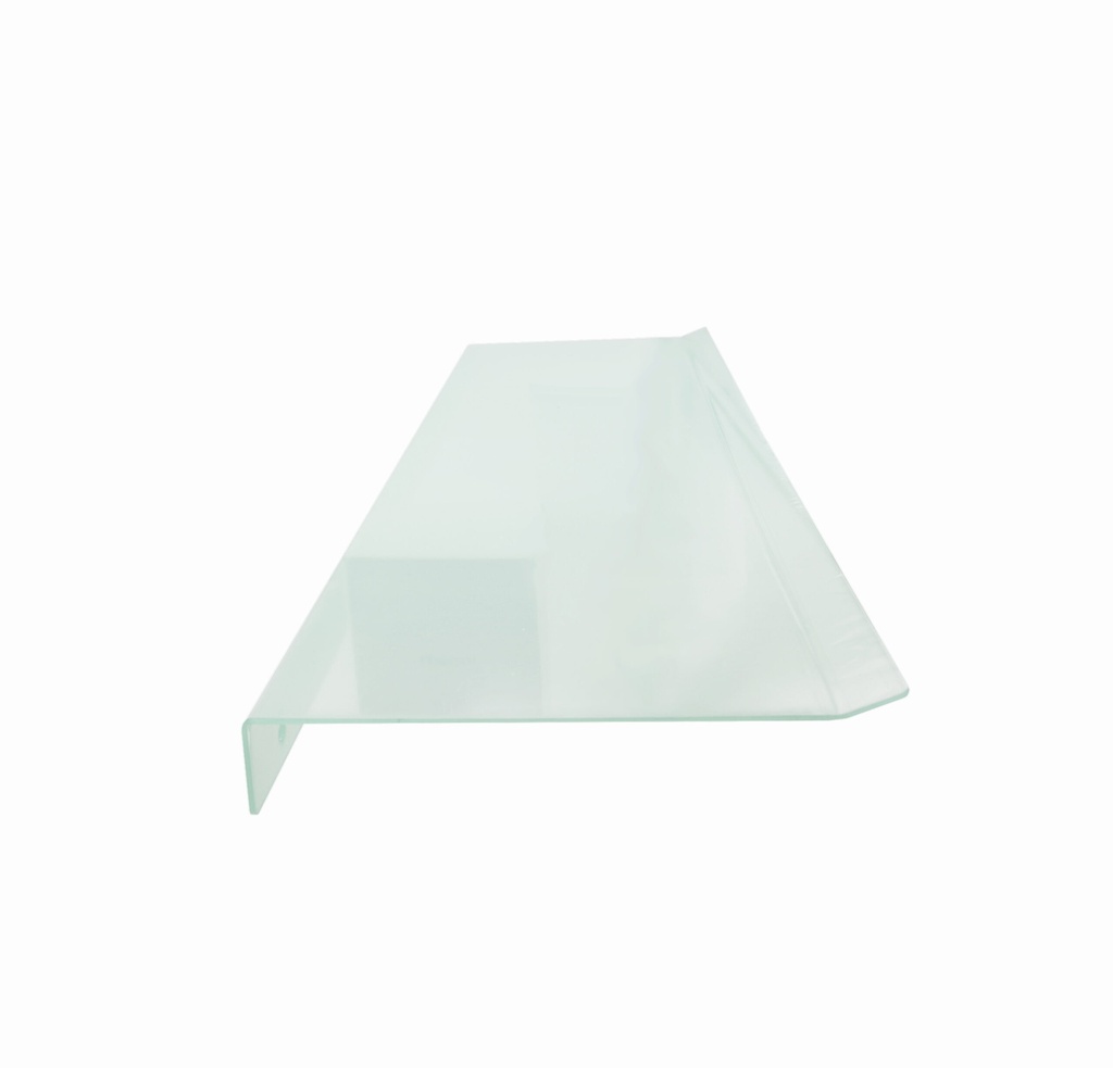 Luftabweiser für Split aus Polycarbonat Länge 900 mm x Tiefe 280 mm x 50 mm
