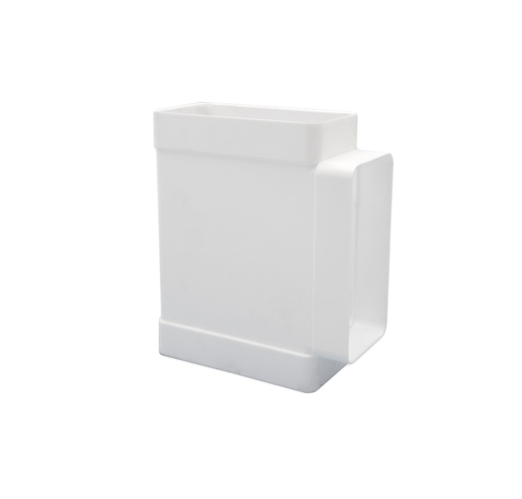 Verschraubung T- rechteckig AIR-Flow 55 x 110 mm für VMC