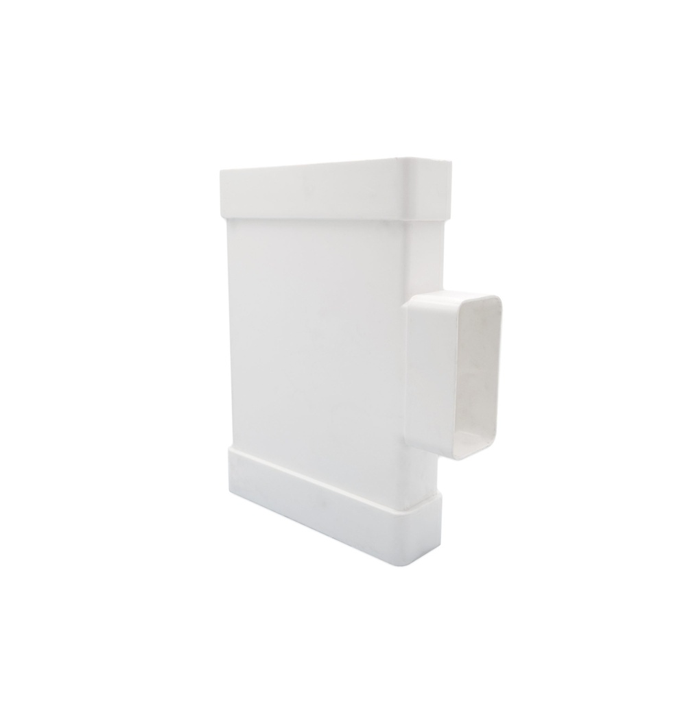Verschraubung T- rechteckig mit Reduzierung AIR-Flow 2 x 55 x 220-1 x 55 x 110 für VMC