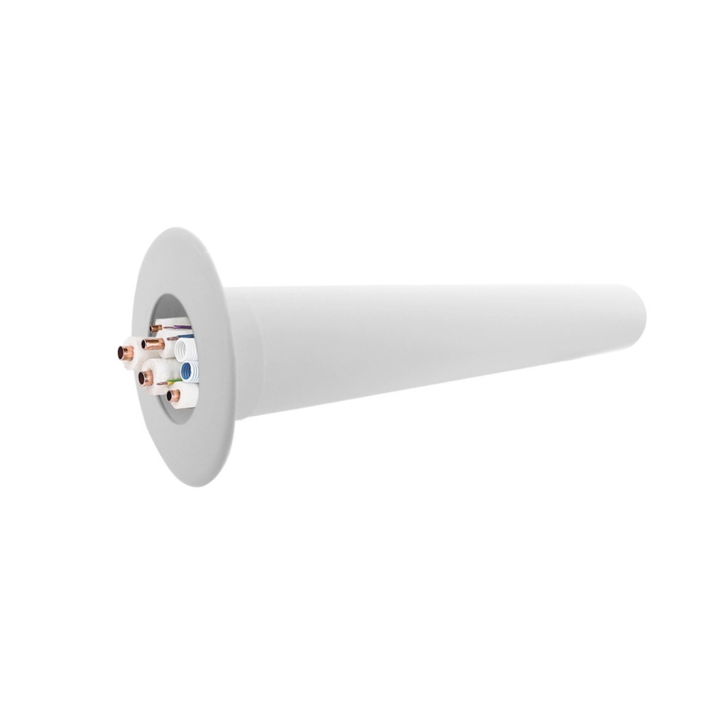 Wanddurchführungs-Set Ø 60 x Länge 420 mm weiß