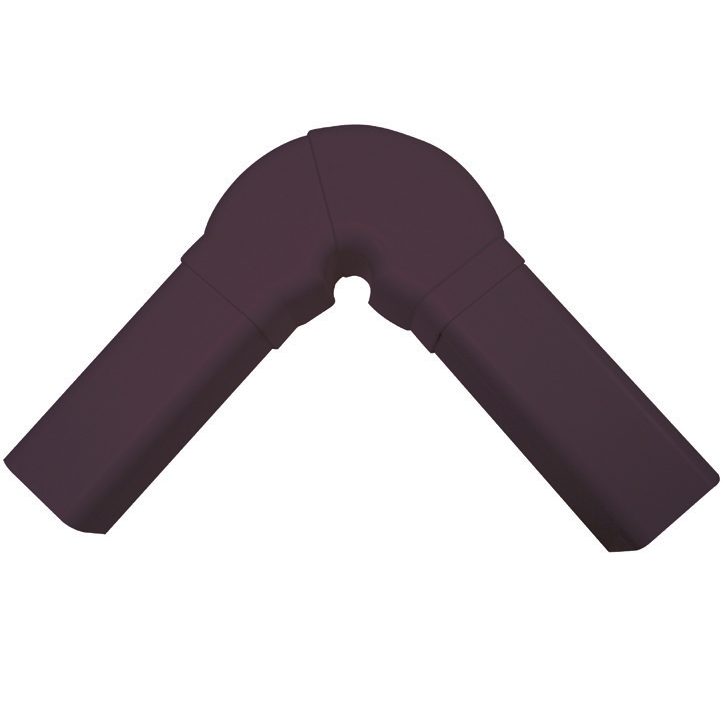 Bogen verstellbar 45° 135° 65 x 50 braun