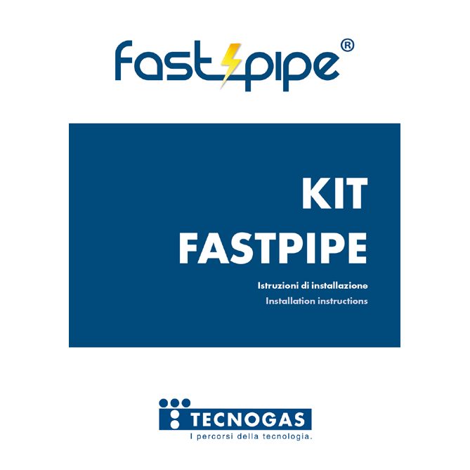 Set 2 Rohre FASTPIPE V2.0 Ø 1/4" + 5/8" Länge 6 m